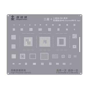 For Samsung Series Exynos 9810 Repairman High Precision Stencils CPU BGA iC Reballing Planting Tin Plate