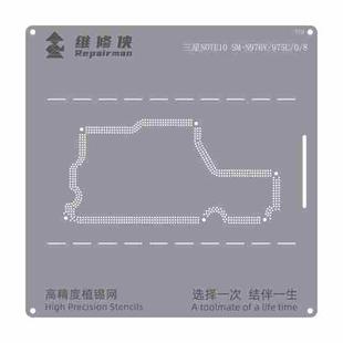 For Samsung Galaxy Note10 SM-N976V Repairman High Precision Stencils CPU BGA iC Reballing Planting Tin Plate