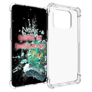 For OnePlus 10T 5G Shockproof Non-slip Thickening TPU Phone Case(Transparent)