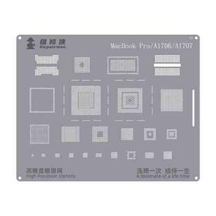 For MacBook Pro A1706 / A1707 Repairman High Precision Stencils CPU BGA iC Reballing Planting Tin Plate