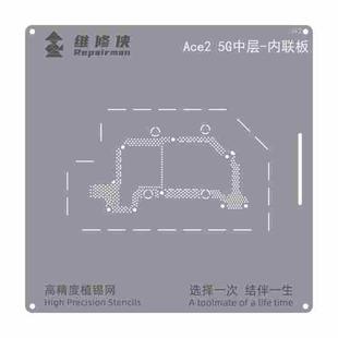 For OPPO ACE 2 5G Repairman High Precision Stencils CPU BGA iC Reballing Planting Tin Plate