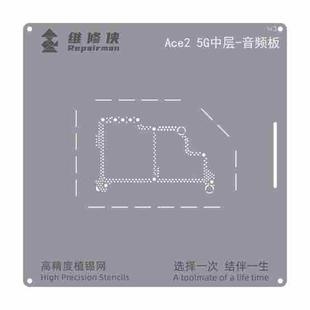 For OPPO ACE 2 5G Audio Repairman High Precision Stencils CPU BGA iC Reballing Planting Tin Plate
