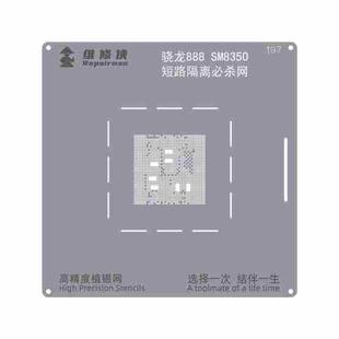 For Snapdragon 888/SM8350 Repairman High Precision Stencils CPU BGA iC Reballing Planting Tin Plate