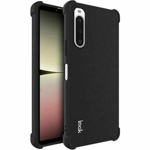 For Sony Xperia 10 V imak Shockproof Airbag TPU Phone Case(Matte Black)