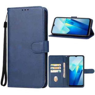 For vivo T2x India Leather Phone Case(Blue)
