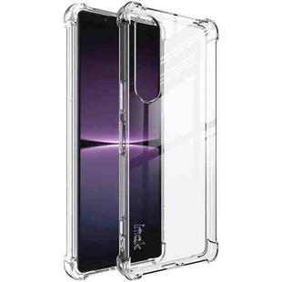 For Sony Xperia 1 V imak Shockproof Airbag TPU Phone Case(Transparent)