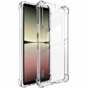 For Sony Xperia 10 V imak Shockproof Airbag TPU Phone Case(Transparent)