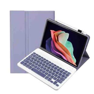 For Huawei MatePad 11 2023 AHW13 Lambskin Texture Ultra-thin Detachable Bluetooth Keyboard Leather Case(Purple)