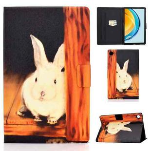 For Huawei Matepad SE 10.4 2022 Electric Pressed Colored Drawing Leather Tablet Case(Bugs Bunny)