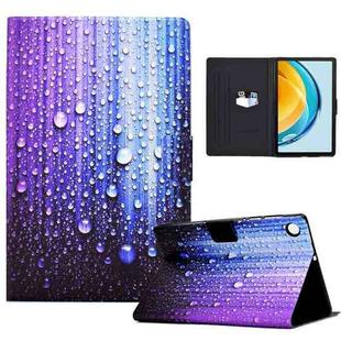 For Huawei Matepad SE 10.4 2022 Electric Pressed Colored Drawing Leather Tablet Case(Water Droplets)