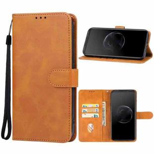 For Asus ROG Phone 7 Leather Phone Case(Brown)