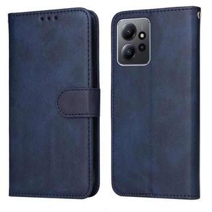 For Xiaomi Redmi Note 12 4G Global Classic Calf Texture Flip Leather Phone Case(Blue)
