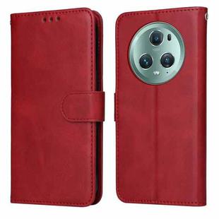 For Honor Magic5 Pro Classic Calf Texture Flip Leather Phone Case(Red)