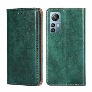 For Blackview A85 Gloss Oil Solid Color Magnetic Leather Phone Case(Green)