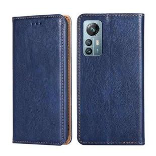 For Blackview A85 Gloss Oil Solid Color Magnetic Leather Phone Case(Blue)