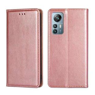 For Blackview A85 Gloss Oil Solid Color Magnetic Leather Phone Case(Rose Gold)