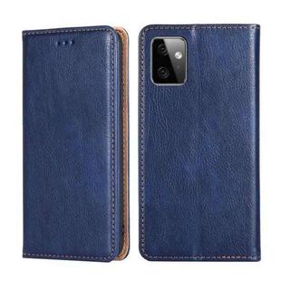 For Motorola Moto G Power 2023 Gloss Oil Solid Color Magnetic Leather Phone Case(Blue)