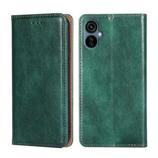 For TECNO Camon 19 Neo Gloss Oil Solid Color Magnetic Leather Phone Case(Green)