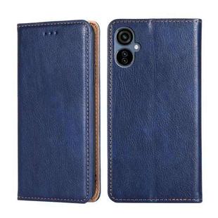 For TECNO Camon 19 Neo Gloss Oil Solid Color Magnetic Leather Phone Case(Blue)