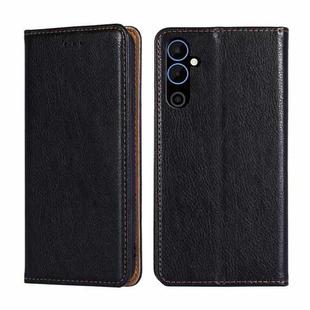 For Tecno Pova Neo 2 Gloss Oil Solid Color Magnetic Leather Phone Case(Black)