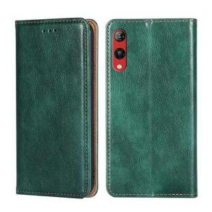 For Rakuten Hand 4G Gloss Oil Solid Color Magnetic Leather Phone Case(Green)