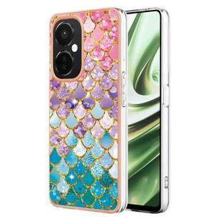 For OnePlus Nord CE 3 5G Electroplating IMD TPU Phone Case(Colorful Scales)