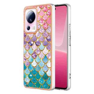 For Xiaomi 13 Lite 5G Electroplating IMD TPU Phone Case(Colorful Scales)