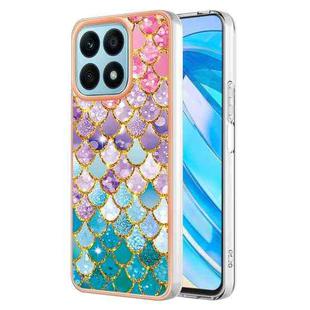 For Honor X8a Electroplating IMD TPU Phone Case(Colorful Scales)