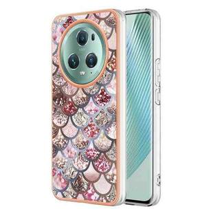 For Honor X9a/Magic5 Lite Electroplating IMD TPU Phone Case(Pink Scales)