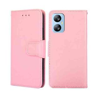 For Blackview A52 Crystal Texture Leather Phone Case(Pink)