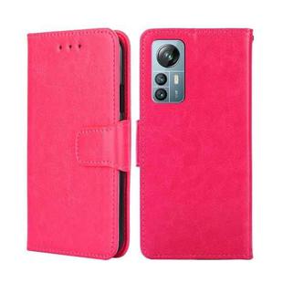 For Blackview A85 Crystal Texture Leather Phone Case(Rose Red)