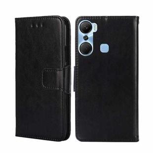 For Infinix Hot 12 Pro Crystal Texture Leather Phone Case(Black)