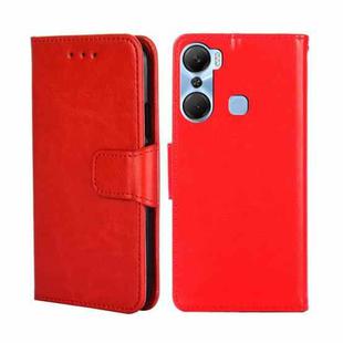 For Infinix Hot 12 Pro Crystal Texture Leather Phone Case(Red)