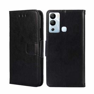 For Infinix Hot 12i Crystal Texture Leather Phone Case(Black)