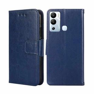 For Infinix Hot 12i Crystal Texture Leather Phone Case(Royal Blue)