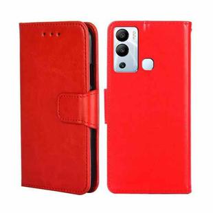 For Infinix Hot 12i Crystal Texture Leather Phone Case(Red)