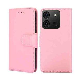 For Infinix Smart 7 Crystal Texture Leather Phone Case(Pink)