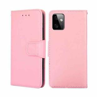 For Motorola Moto G Power 2023 Crystal Texture Leather Phone Case(Pink)
