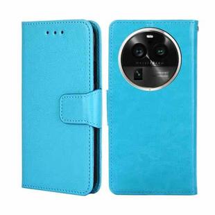 For OPPO Find X6 Pro 5G Crystal Texture Leather Phone Case(Sky Blue)