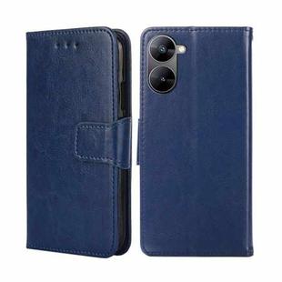 For Realme V30 5G / V30T Crystal Texture Leather Phone Case(Royal Blue)