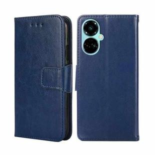 For Tecno Camon 19 / 19 Pro Crystal Texture Leather Phone Case(Royal Blue)