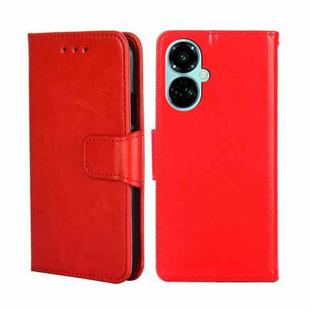 For Tecno Camon 19 / 19 Pro Crystal Texture Leather Phone Case(Red)