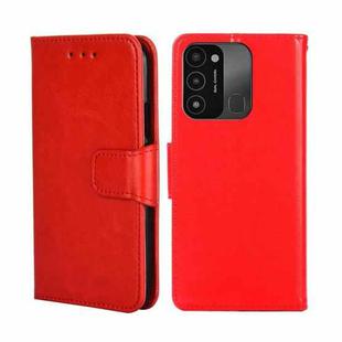 For Tecno Spark 8C Crystal Texture Leather Phone Case(Red)