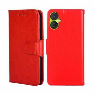 For Tecno Spark 9 Pro Crystal Texture Leather Phone Case(Red)