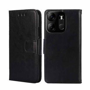 For Tecno Spark GO 2023 Crystal Texture Leather Phone Case(Black)