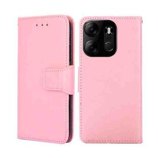 For Tecno Spark GO 2023 Crystal Texture Leather Phone Case(Pink)