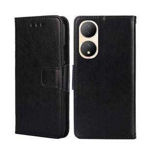 For vivo Y100 5G Crystal Texture Leather Phone Case(Black)