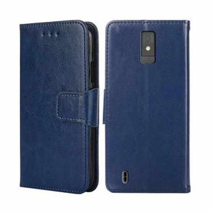 For ZTE Blade A32 Crystal Texture Leather Phone Case(Royal Blue)