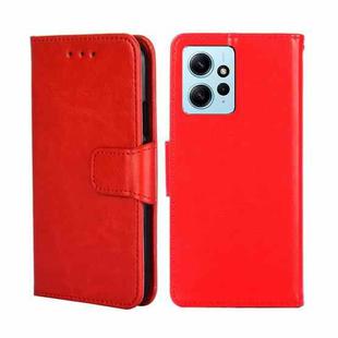 For Xiaomi Redmi Note 12 4G Global Crystal Texture Leather Phone Case(Red)