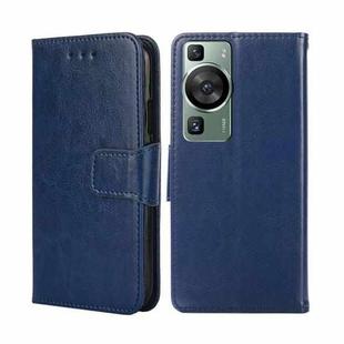 For Huawei P60 / P60 Pro Crystal Texture Leather Phone Case(Royal Blue)